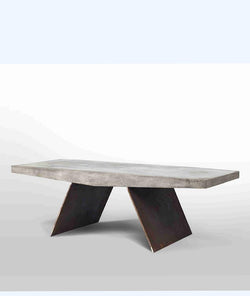 שולחן יוגה רגלי ברזל  | בטון